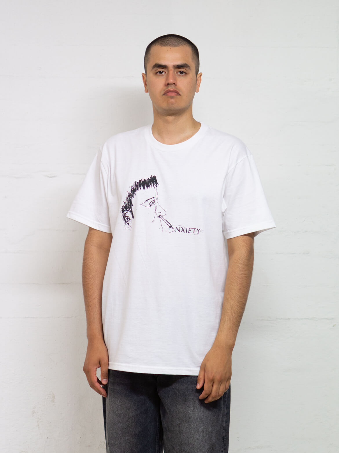 White Anxiety Tee