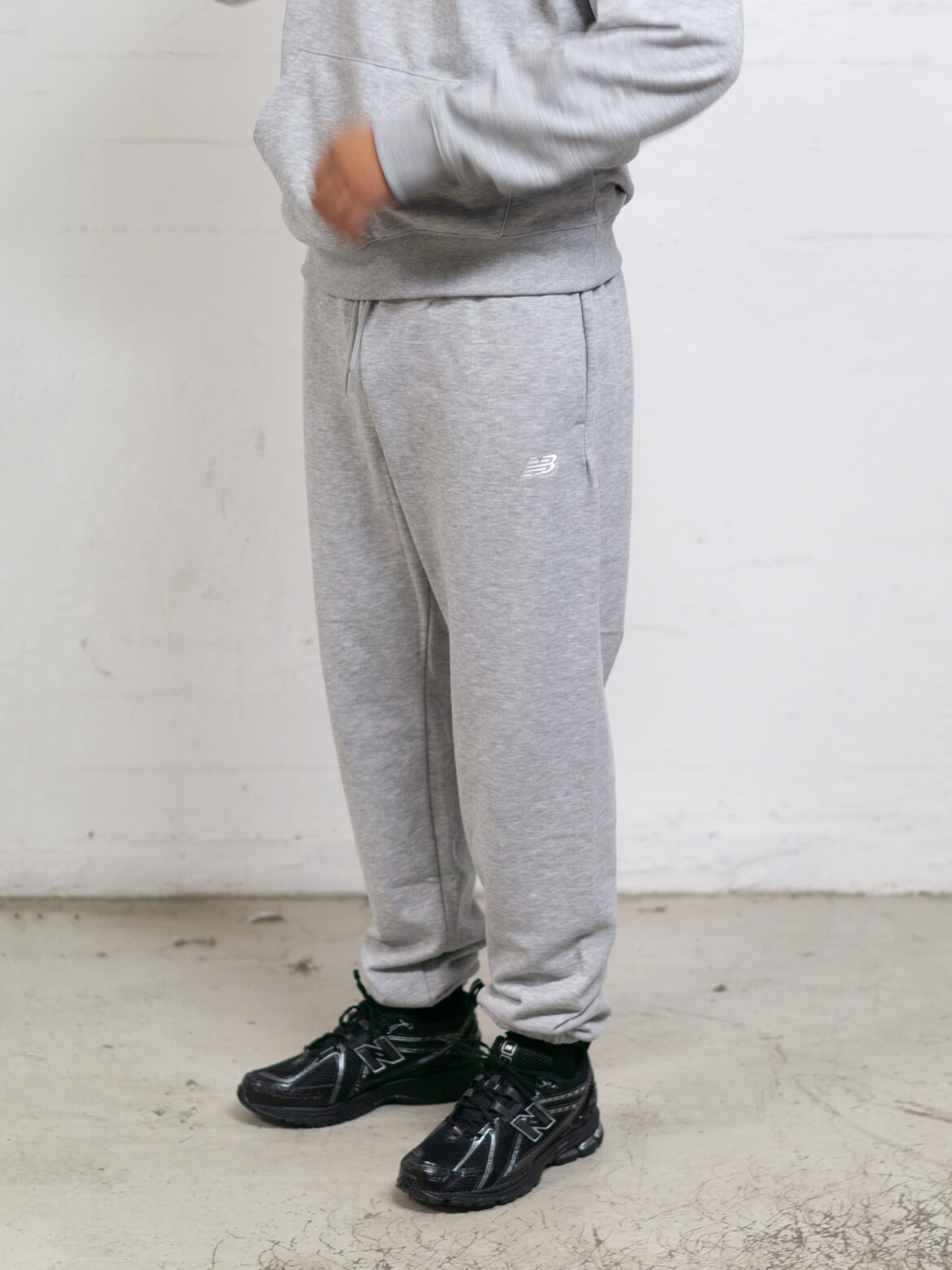 Grey Sport Essentials French Terry Jogger