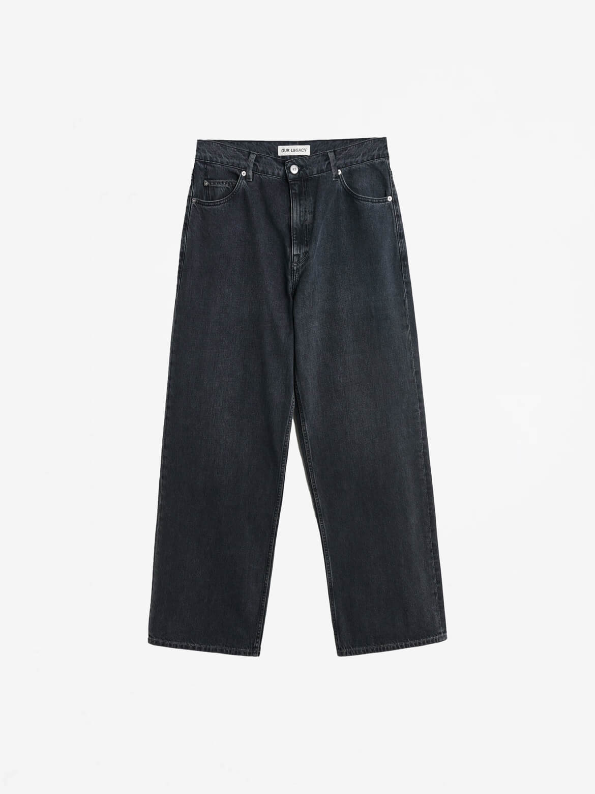 Washed Black Denim Vast Cut