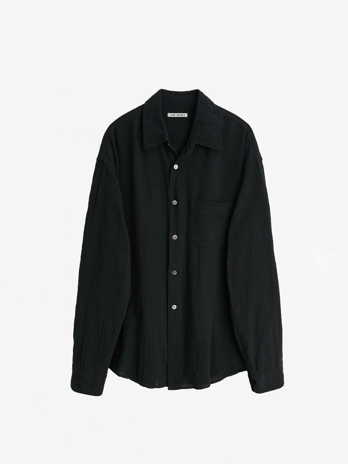 Washed Black Air Cotton Coco Shirt