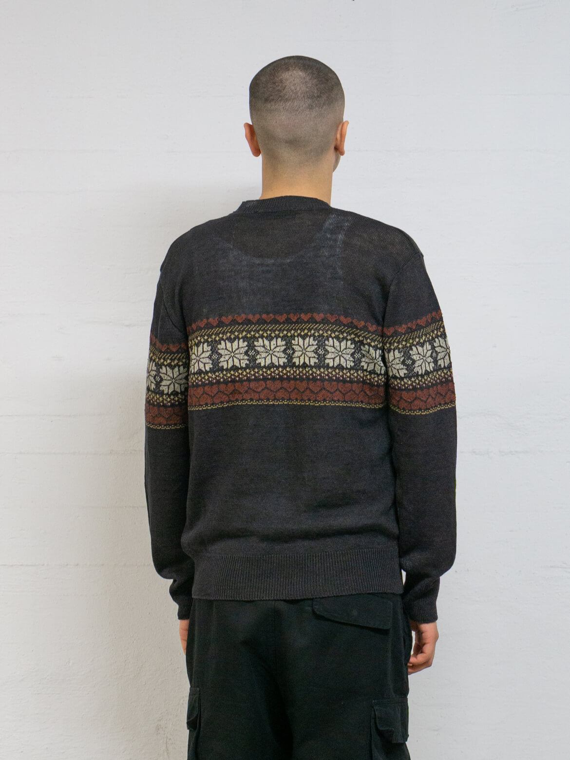 Dusk Fairisle Hemp Base Roundneck