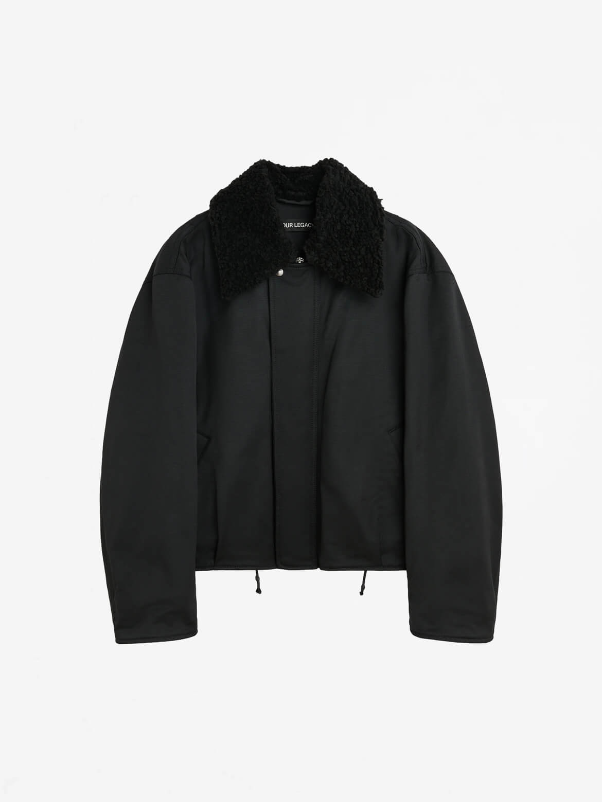 Black Aero Nylon Ace Jacket