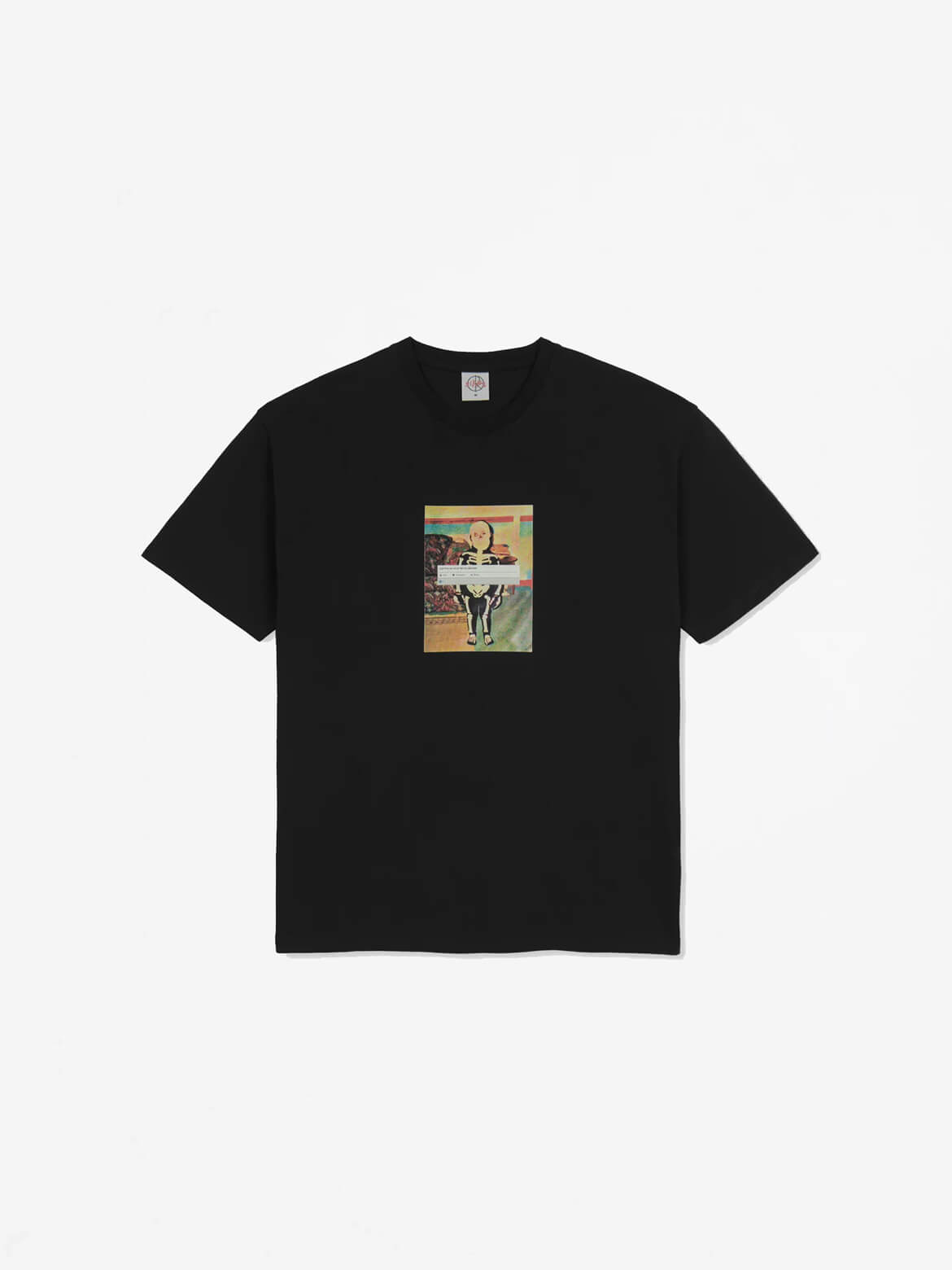 Black Skeleton Kid Tee