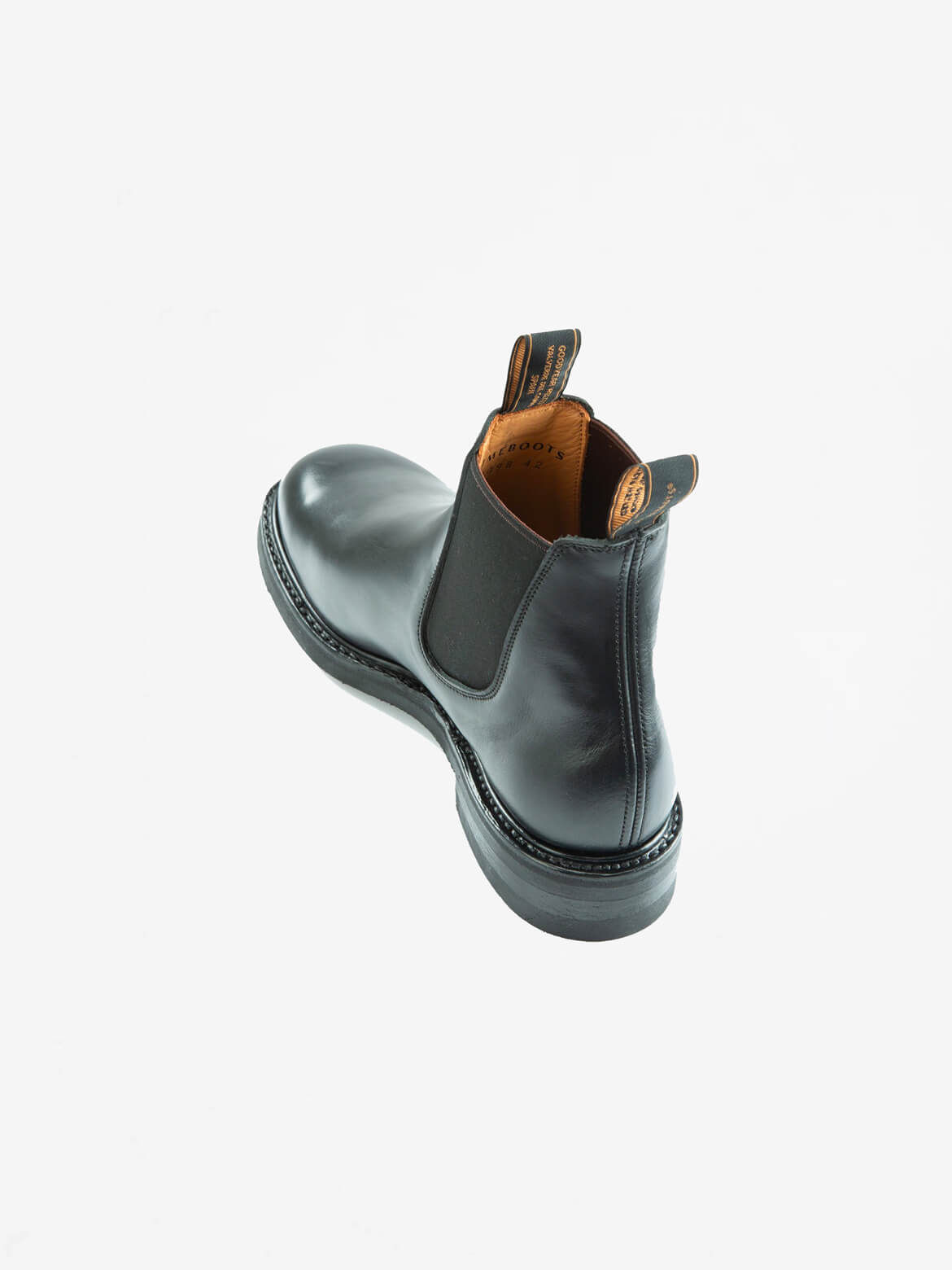 Black Calf Chelsea Boot