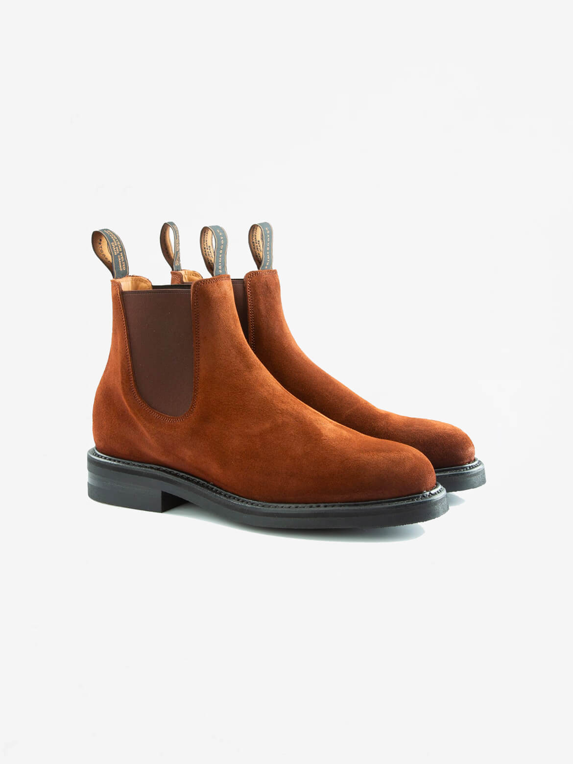 Dark Brown Suede Chelsea Boot