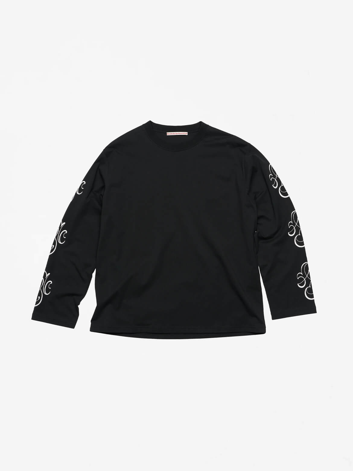 Black Printed Longsleeve Tee