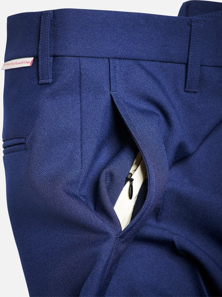 Ulster Navy Tailored Bootcut Trousers Sune