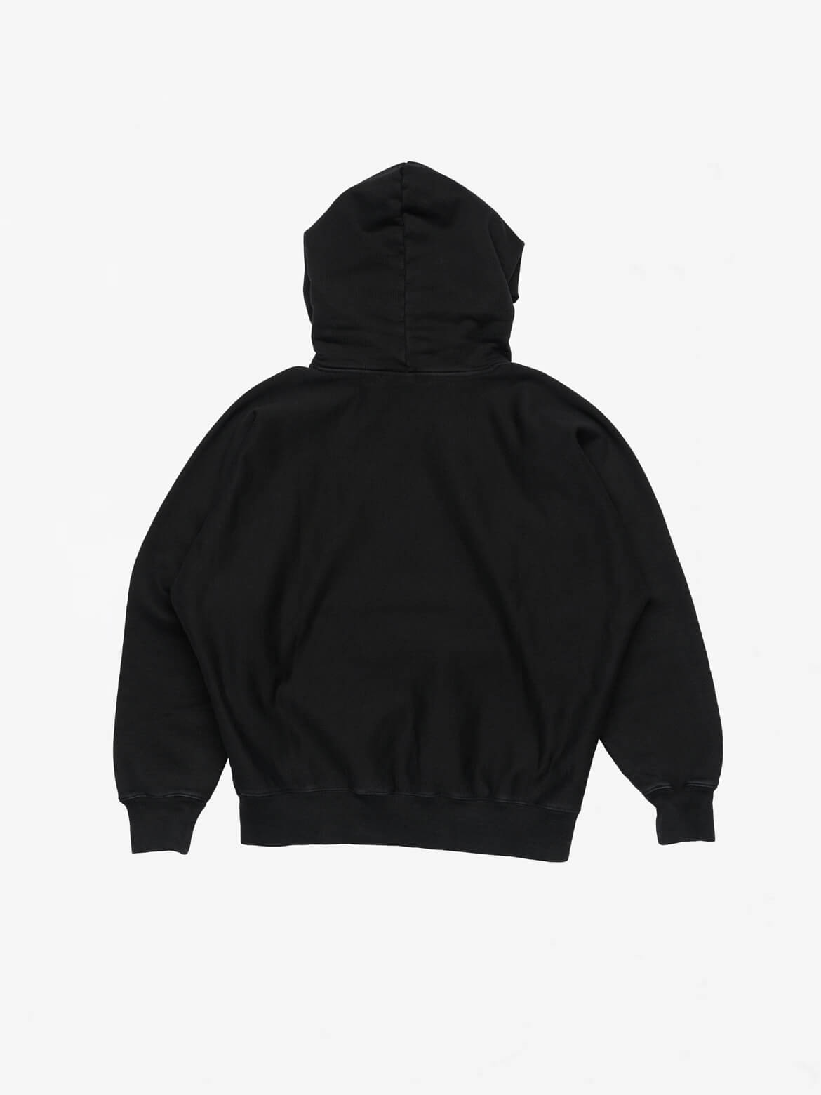 Black Embroidered Hoodie