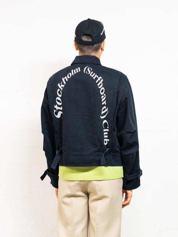 Black Logo Work Jacket