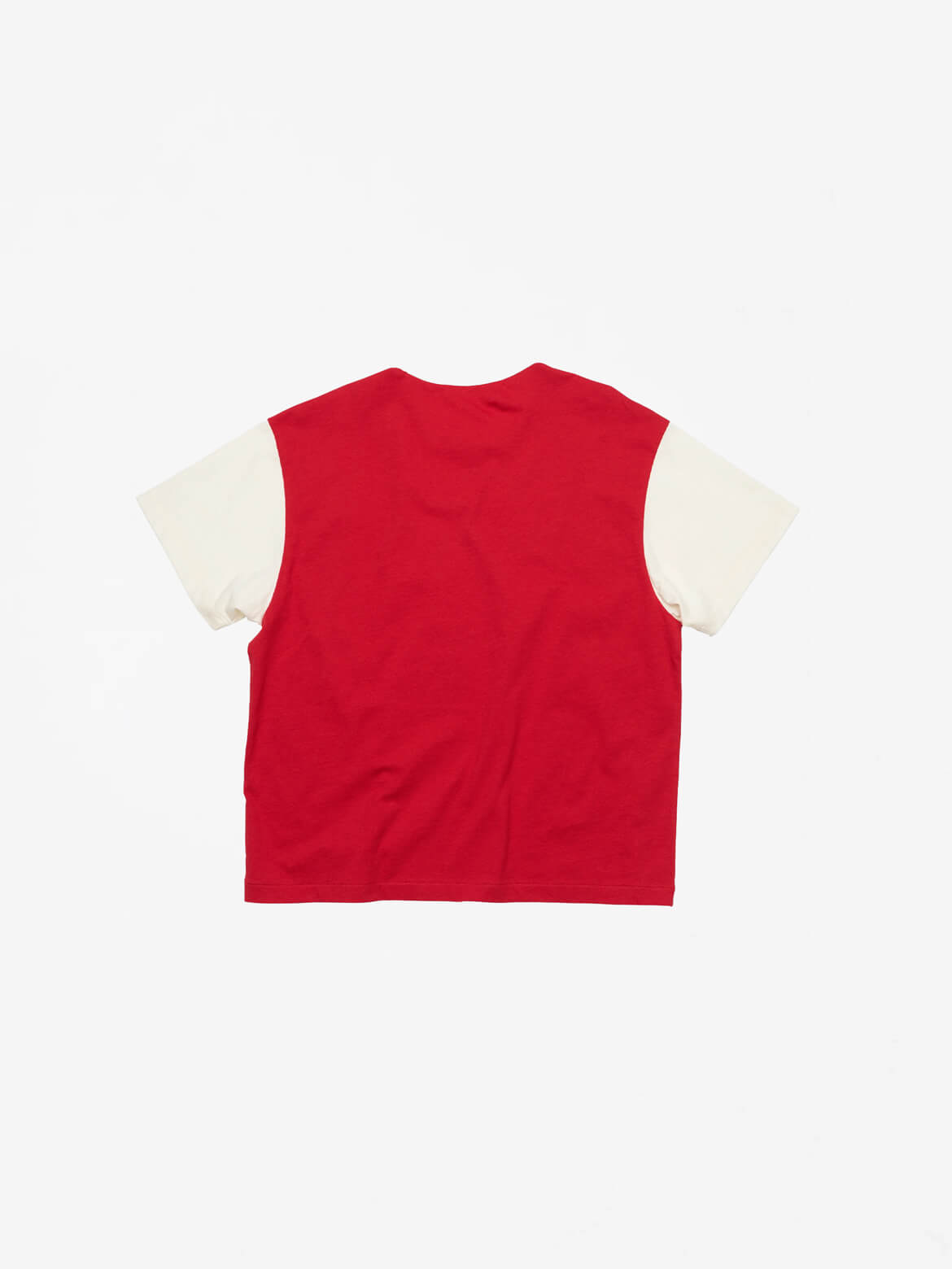 Red And White Printed T-Shirt