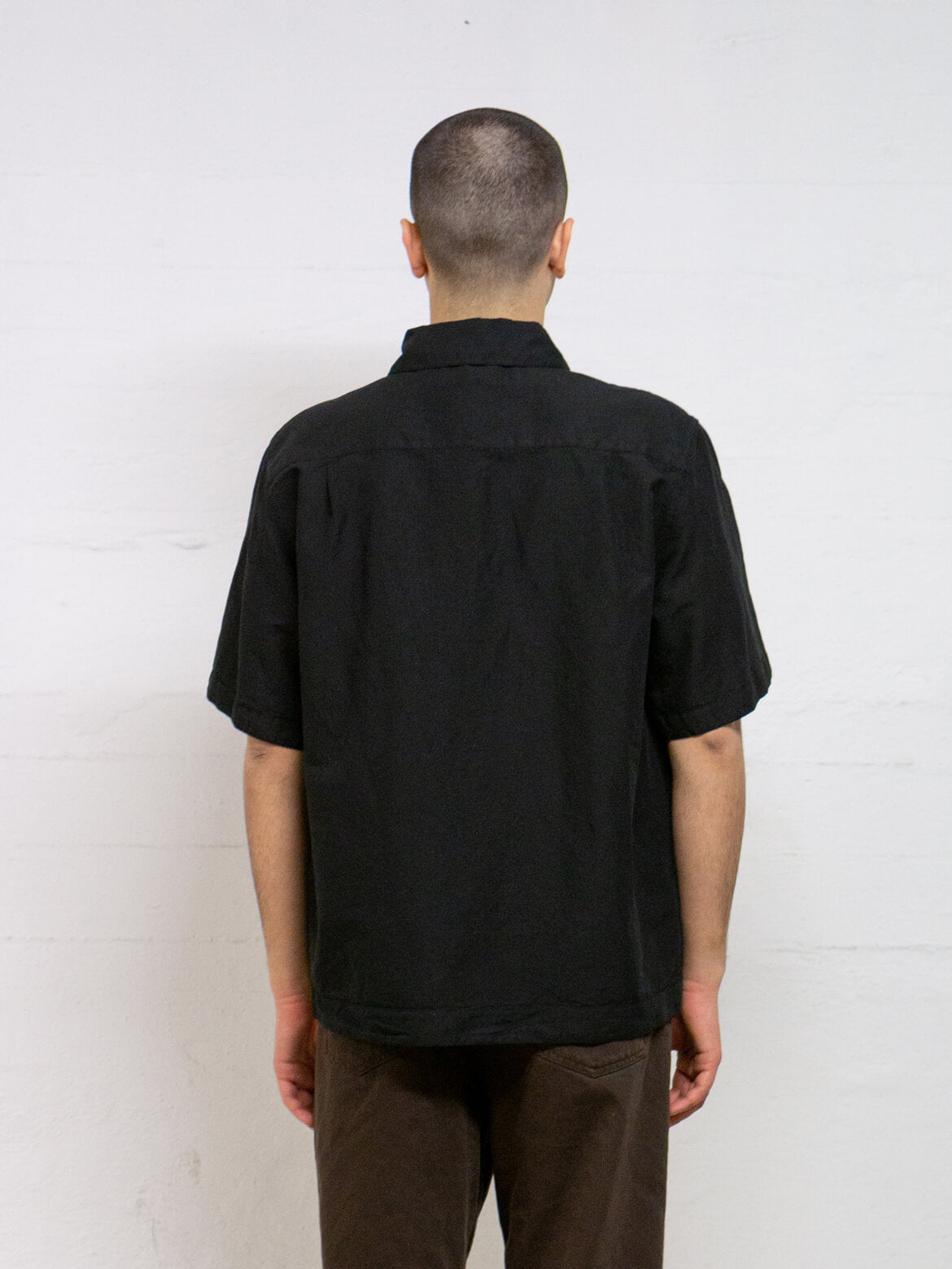 Black 11805 Shirt-Sleeve Shirt