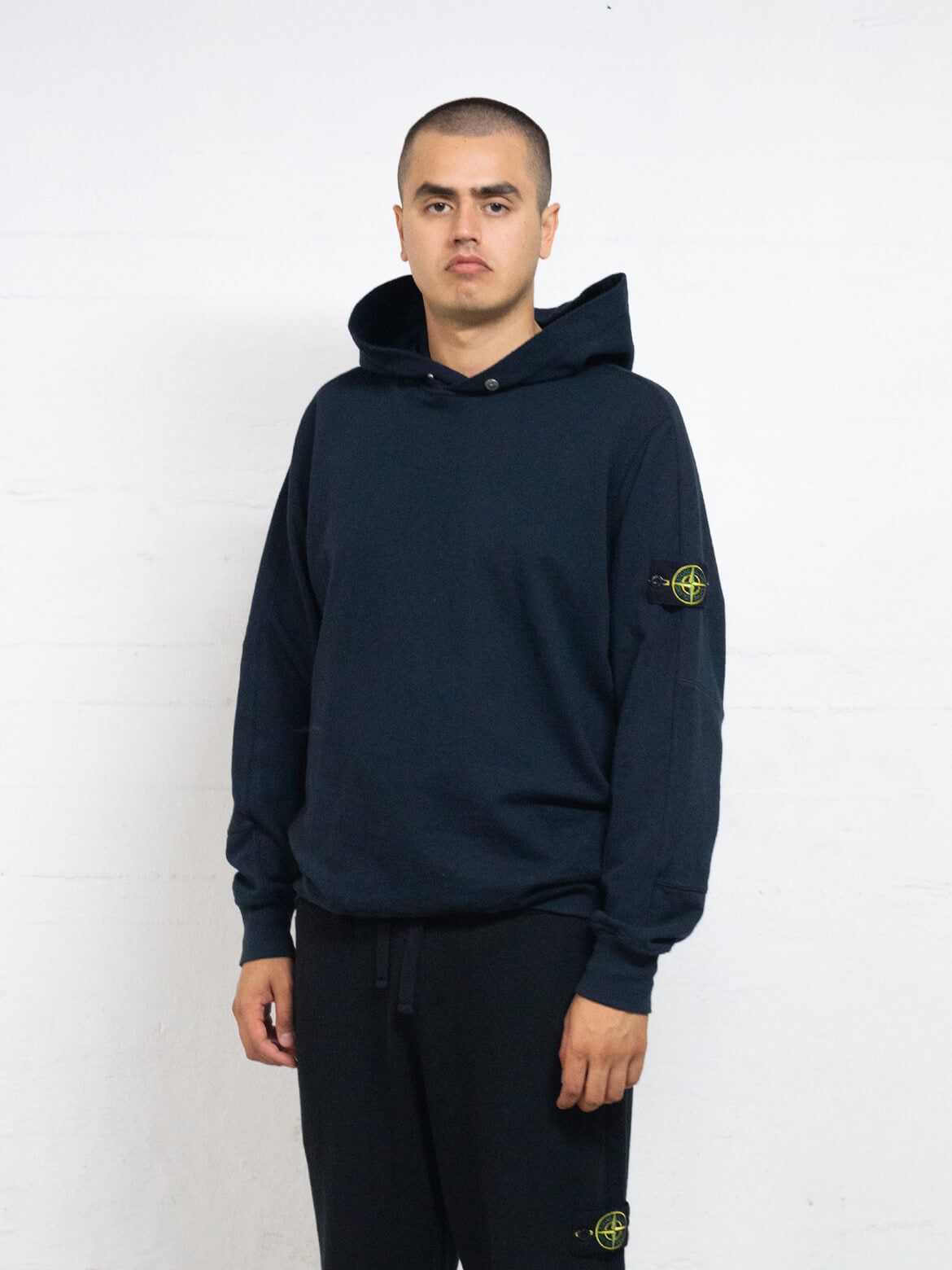 Dark Navy 65860 Hooded Sweatshirt