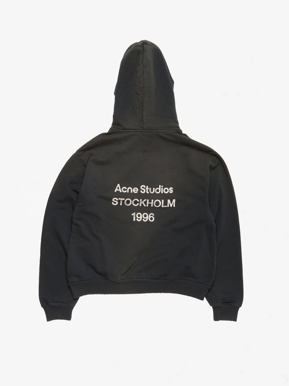 Black Logo Hooded Stockholm 1996 Sweater