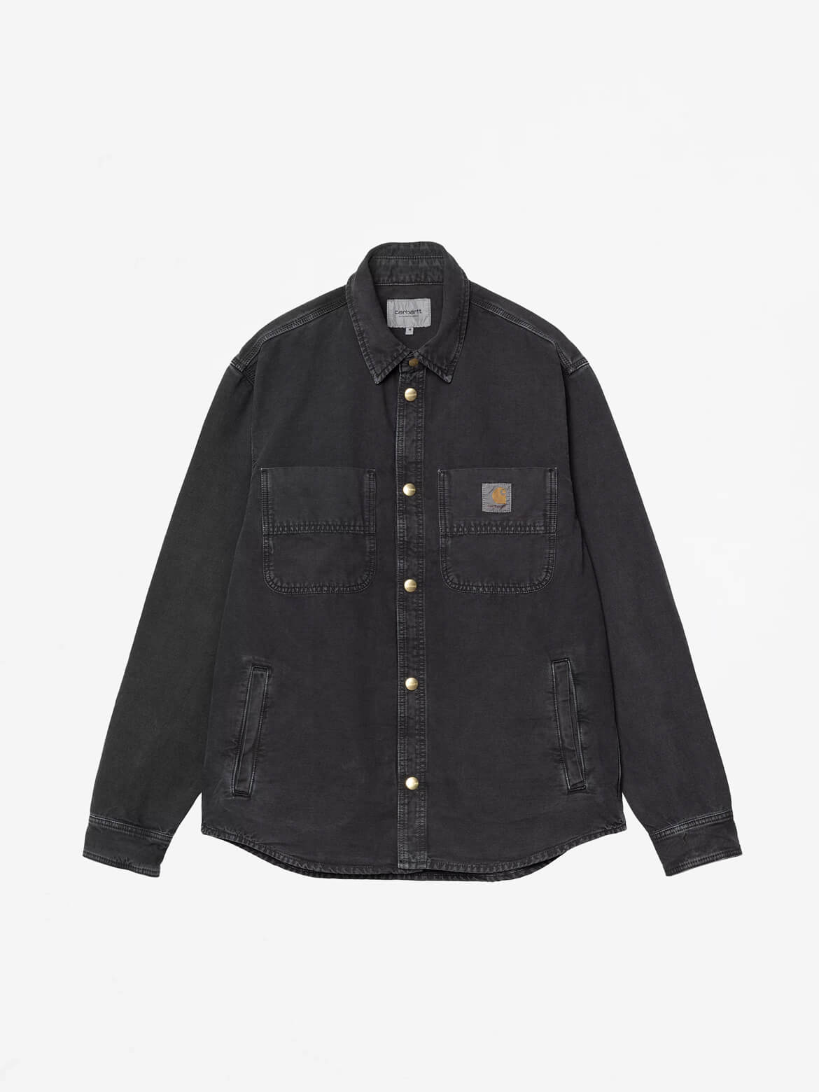 Black (Stone Dyed) Conro Shirt Jac