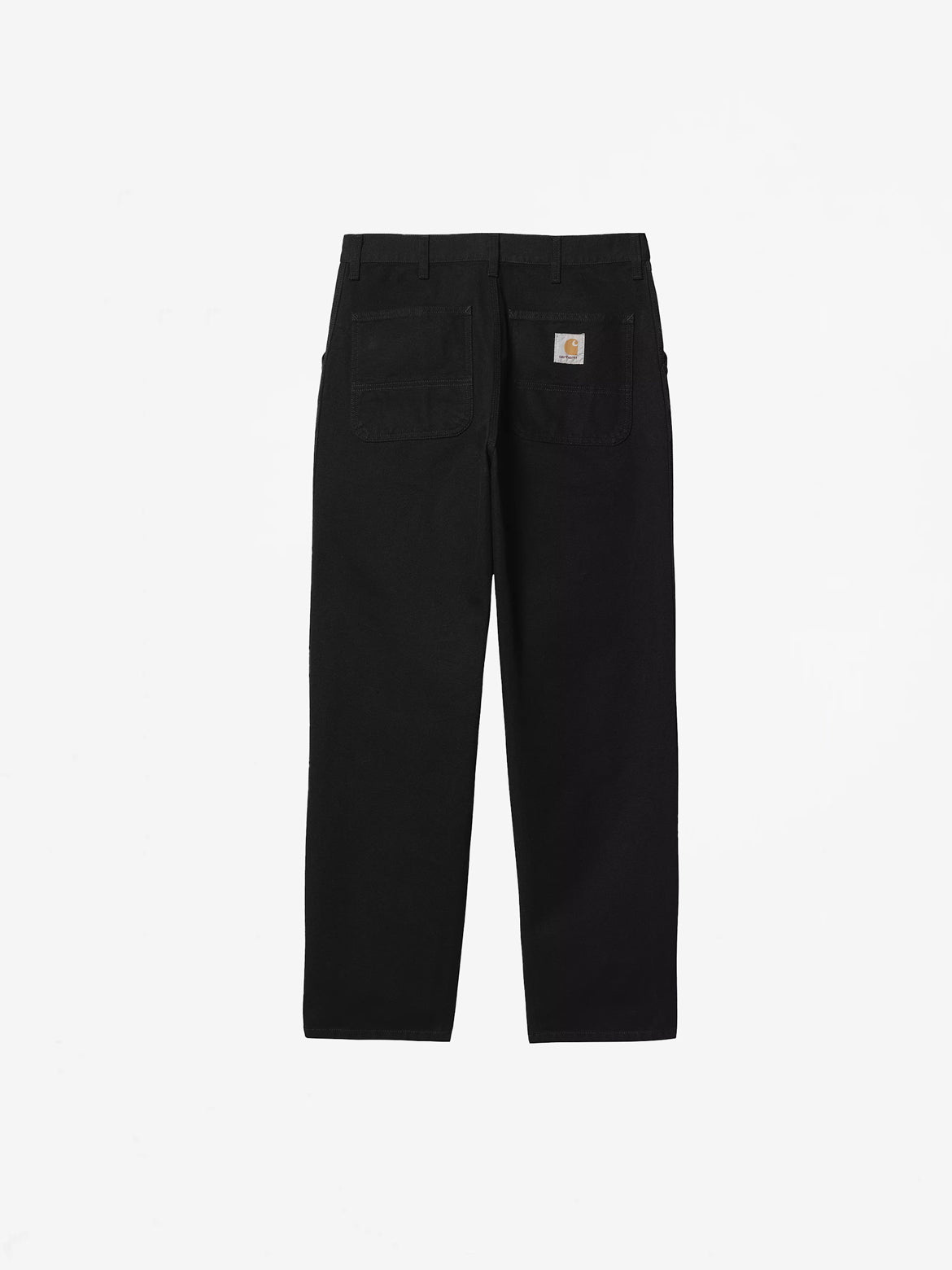 Black (Rinsed) Simple Pant