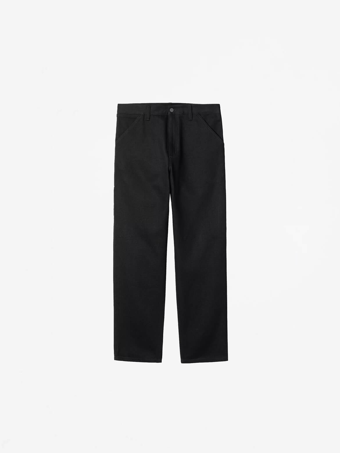 Black (Rinsed) Single Knee Pant