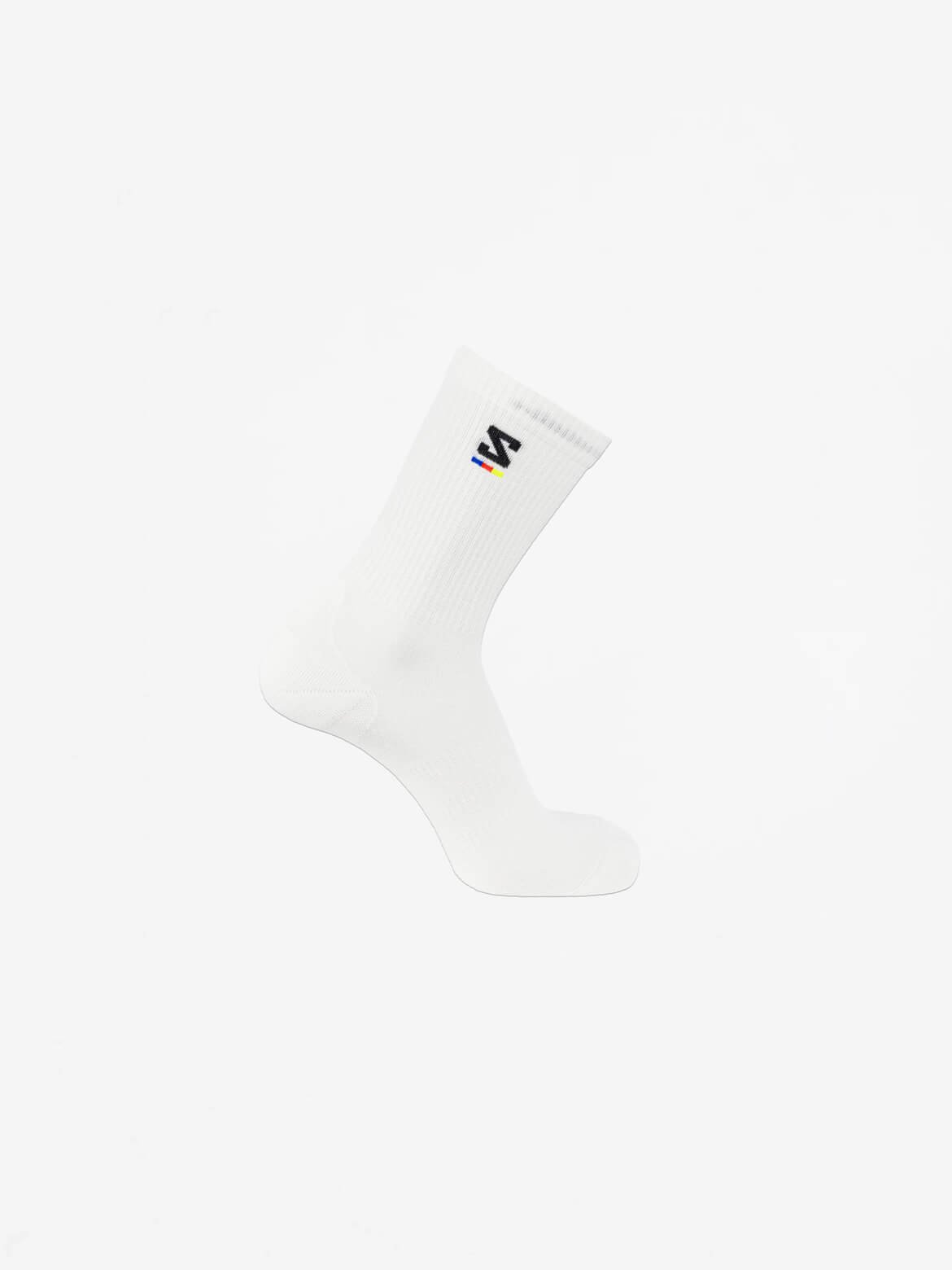 White Sunday Smart Crew Unisex Socks