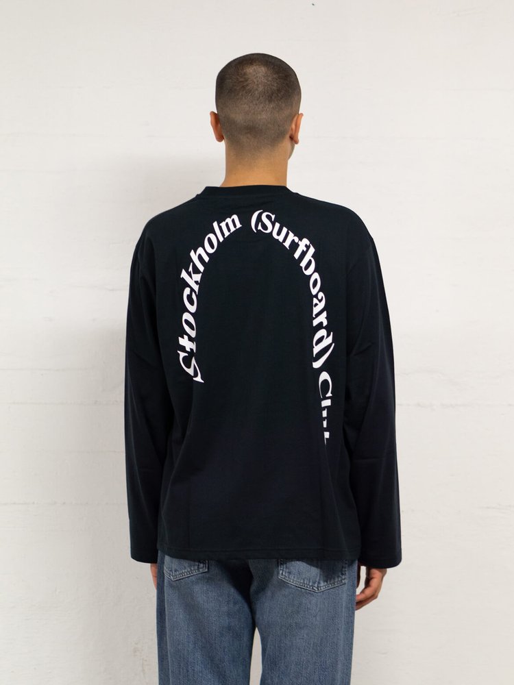 Black Logo Long Sleeve T-Shirt Greg