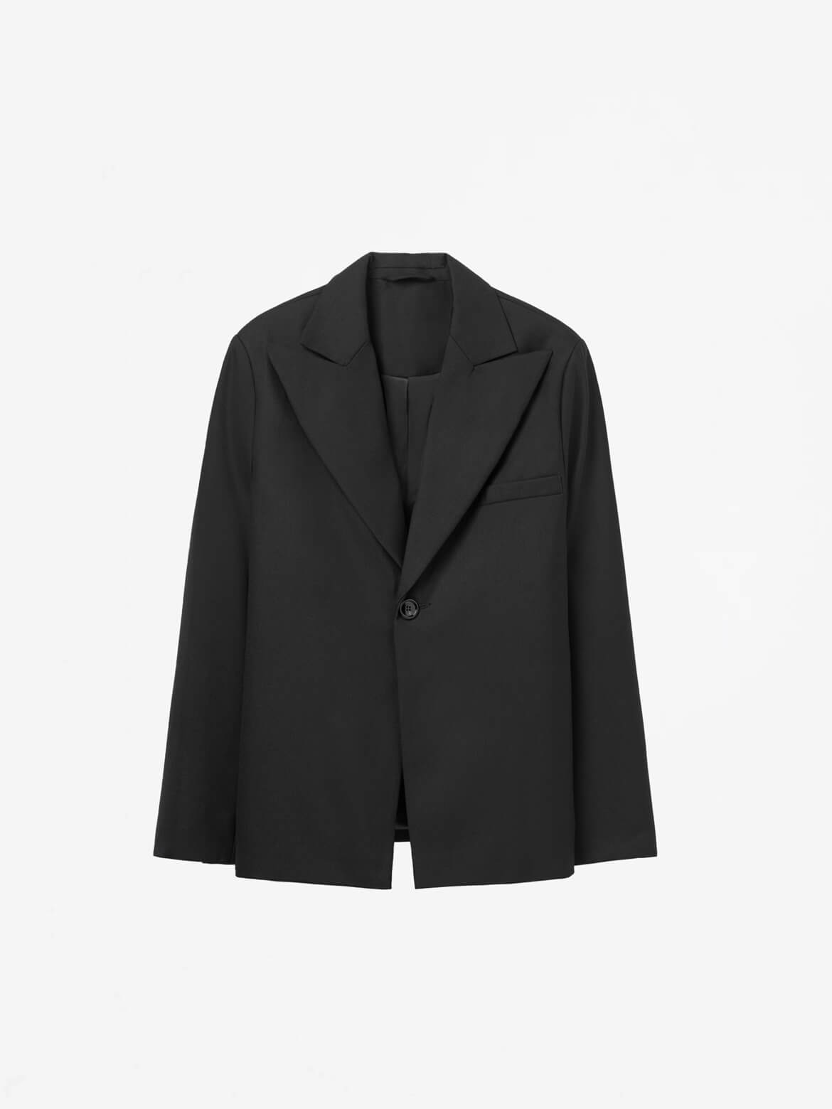 Black Wool Seydou Blazer