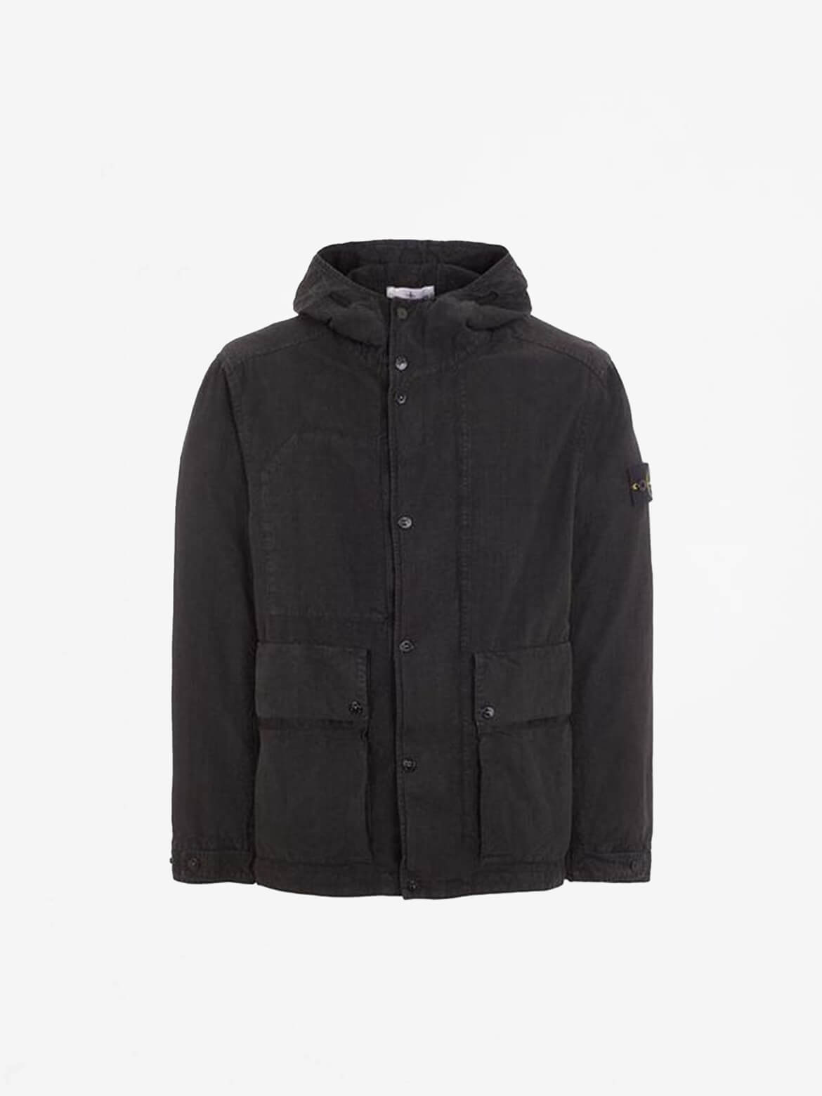 Black 42230 Lino Nylon Tela-TC Jacket